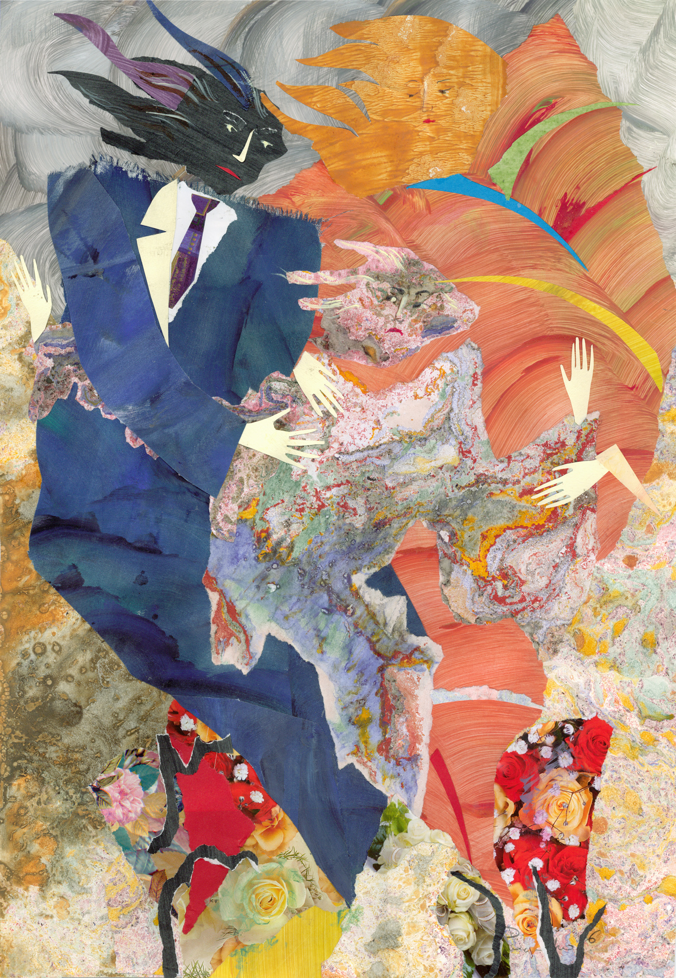 Denys Savchenko. Collage. Illustrations. Mixed technique