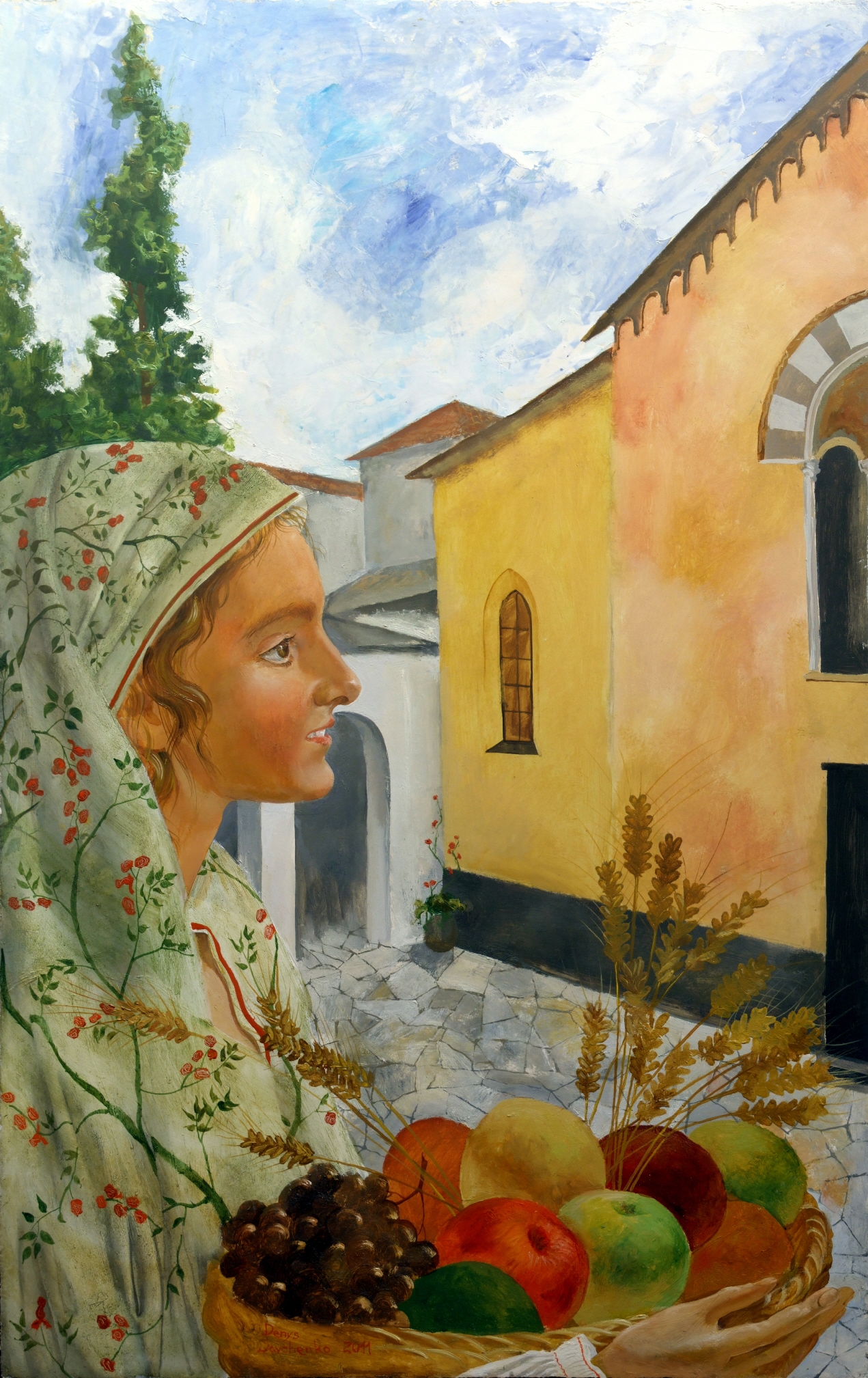 Denys Savchenko. Oil painting. Portrait